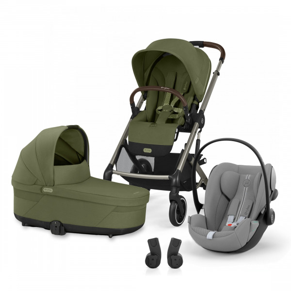 CYBEX Gold Balios S LUX 3in1 - Moss Green/Stone Grey